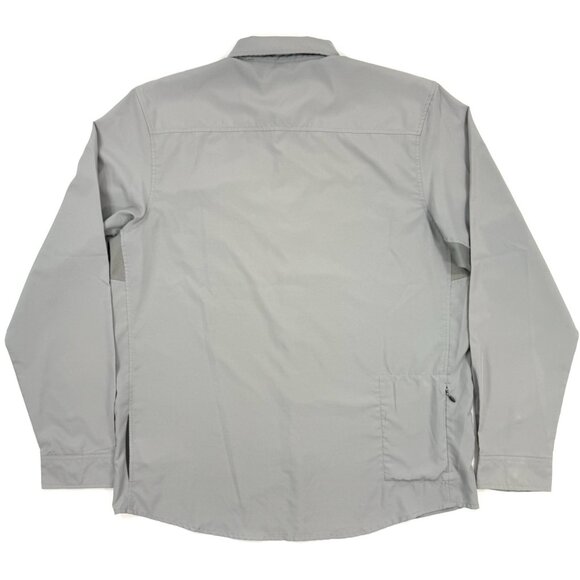 Club Ride Mens Shirt Snap Long Sleeve Size XL Performance Vented Pocket Biking - Picture 3 of 15